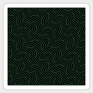 diagonal tech  pattern Sticker